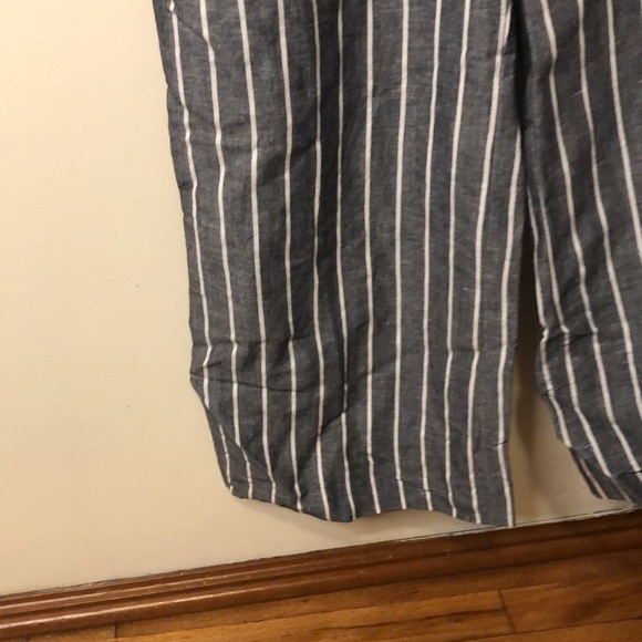 NWT Loft chambray striped jumpsuit - Picture 2 of 3